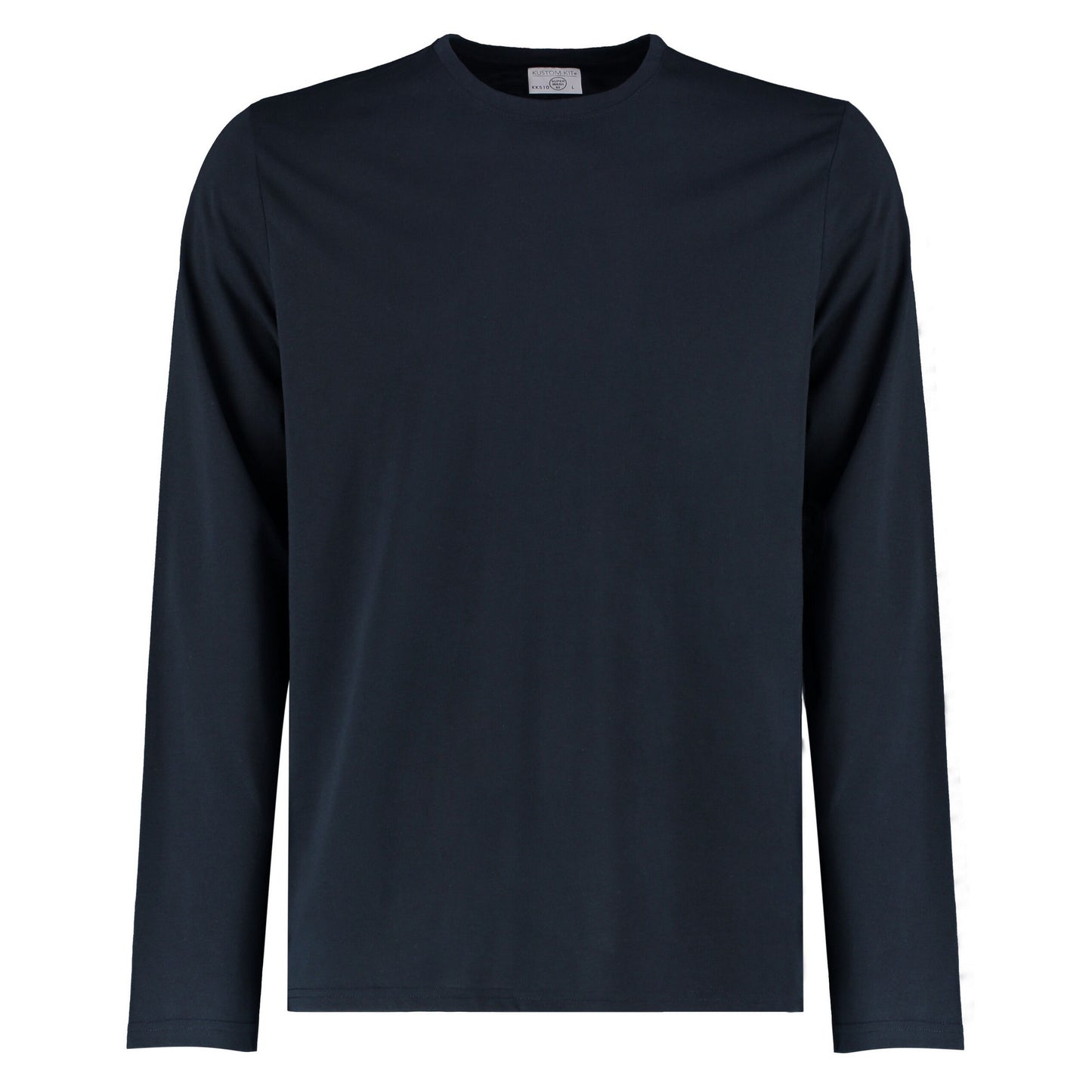 Navy Blue - Front - Kustom Kit Mens Long-Sleeved T-Shirt