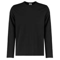 Black - Front - Kustom Kit Mens Long-Sleeved T-Shirt