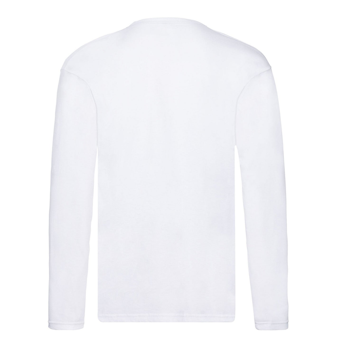 White - Back - Fruit of the Loom Mens Original Long-Sleeved T-Shirt