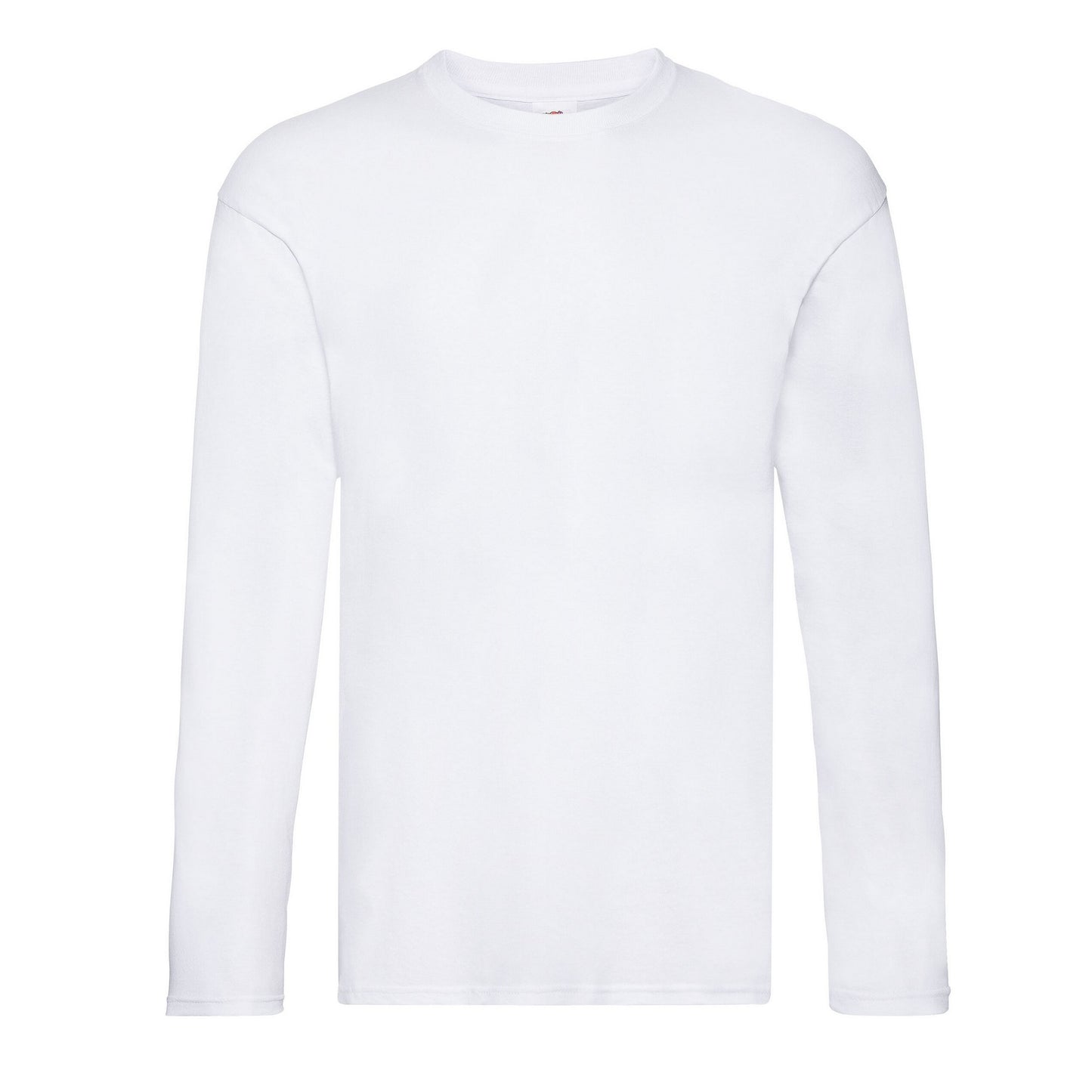 White - Front - Fruit of the Loom Mens Original Long-Sleeved T-Shirt
