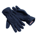 French Navy - Front - Beechfield Unisex Adult Alpine Suprafleece Winter Gloves