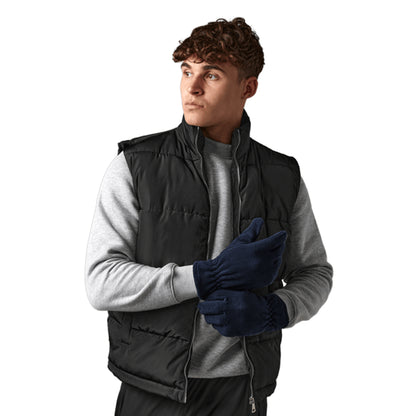 French Navy - Back - Beechfield Unisex Adult Alpine Suprafleece Winter Gloves