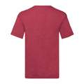Brick Red - Back - Fruit of the Loom Mens Original Plain V Neck T-Shirt