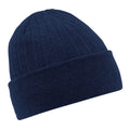 French Navy - Front - Beechfield Unisex Adult Thinsulate Beanie