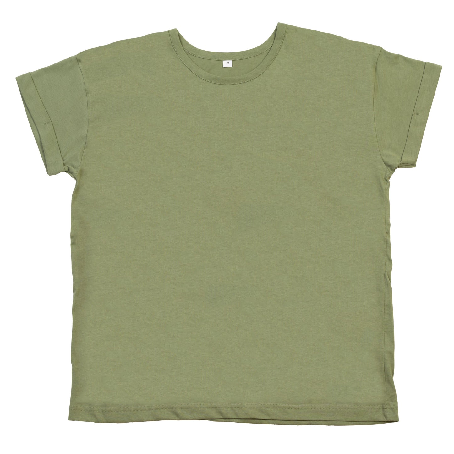 Soft Olive - Front - Mantis Womens-Ladies Boyfriend T-Shirt