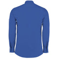 Royal Blue - Back - Kustom Kit Mens Poplin Tailored Long-Sleeved Formal Shirt