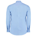 Light Blue - Back - Kustom Kit Mens Poplin Tailored Long-Sleeved Formal Shirt