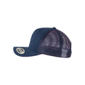 Navy - Close up - Flexfit Unisex Adult Retro Trucker Cap