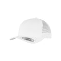 White - Side - Flexfit Unisex Adult Retro Trucker Cap