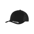 Black - Side - Flexfit Unisex Adult Retro Trucker Cap