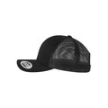 Black - Close up - Flexfit Unisex Adult Retro Trucker Cap