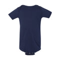 Navy Blue - Front - Bella + Canvas Baby Jersey Short-Sleeved Bodysuit