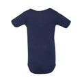 Navy Blue - Back - Bella + Canvas Baby Jersey Short-Sleeved Bodysuit