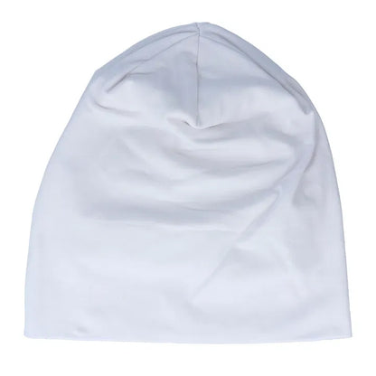 White - Front - Beechfield Unisex Adult Hemsedal Cotton Slouch Beanie