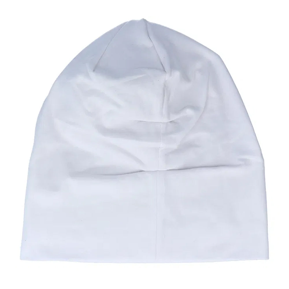 White - Back - Beechfield Unisex Adult Hemsedal Cotton Slouch Beanie