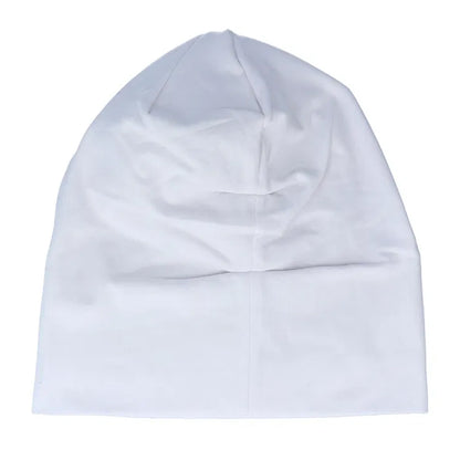 White - Back - Beechfield Unisex Adult Hemsedal Cotton Slouch Beanie