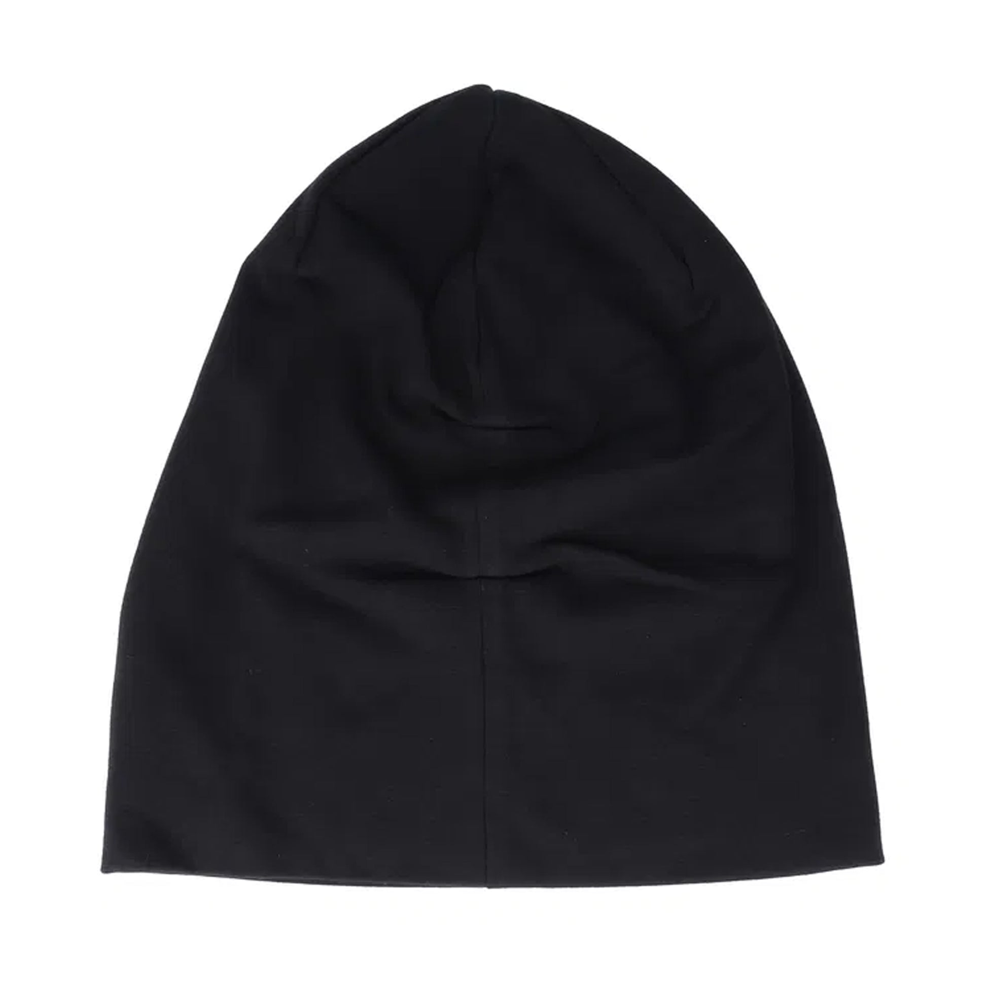 Black - Back - Beechfield Unisex Adult Hemsedal Cotton Slouch Beanie