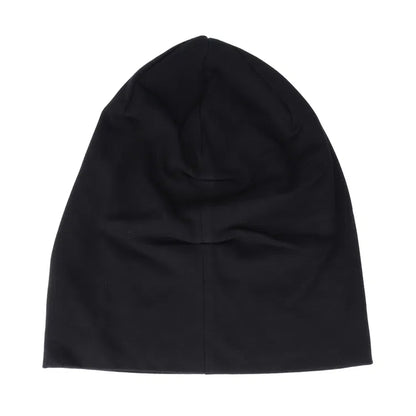 Black - Back - Beechfield Unisex Adult Hemsedal Cotton Slouch Beanie