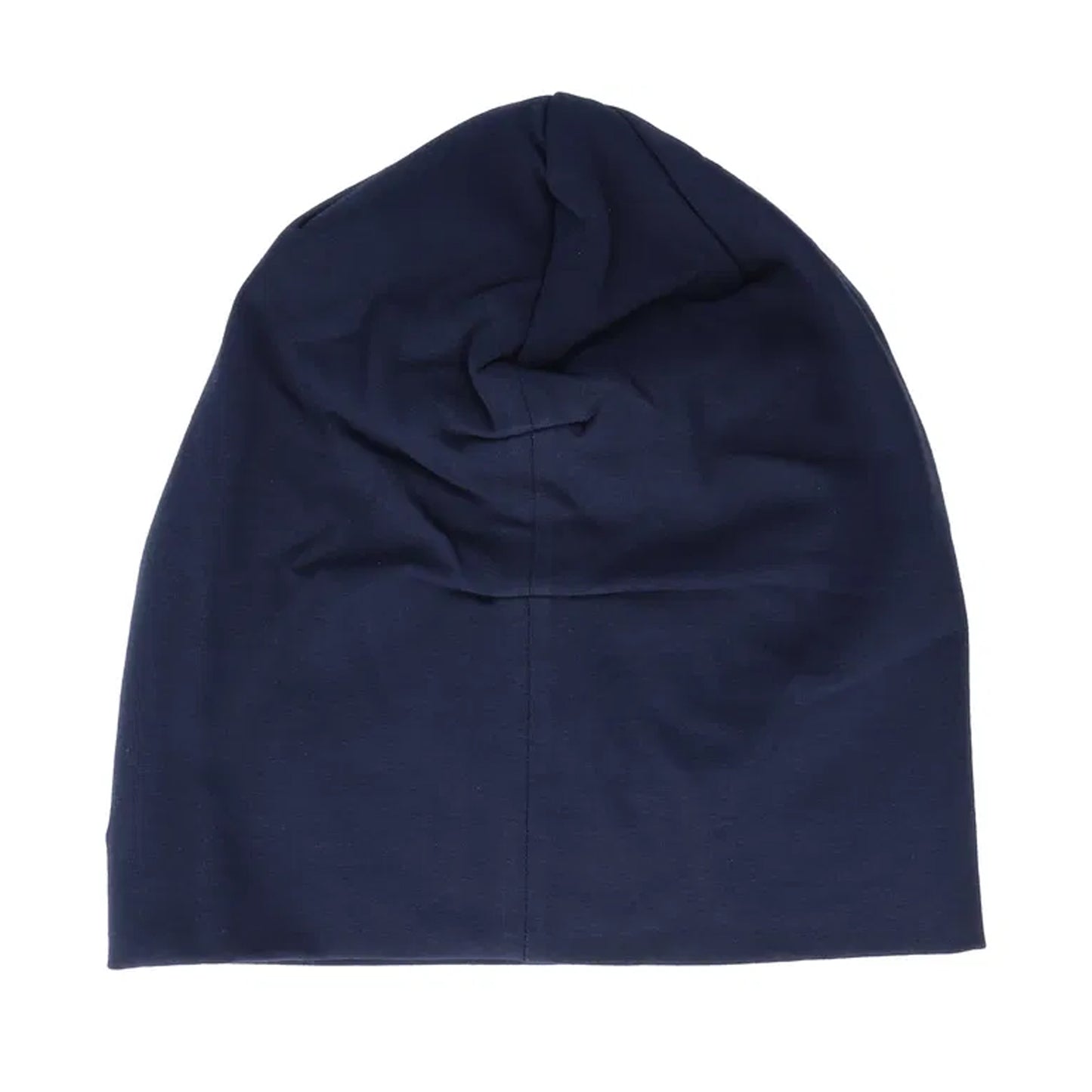 French Navy - Back - Beechfield Unisex Adult Hemsedal Cotton Slouch Beanie