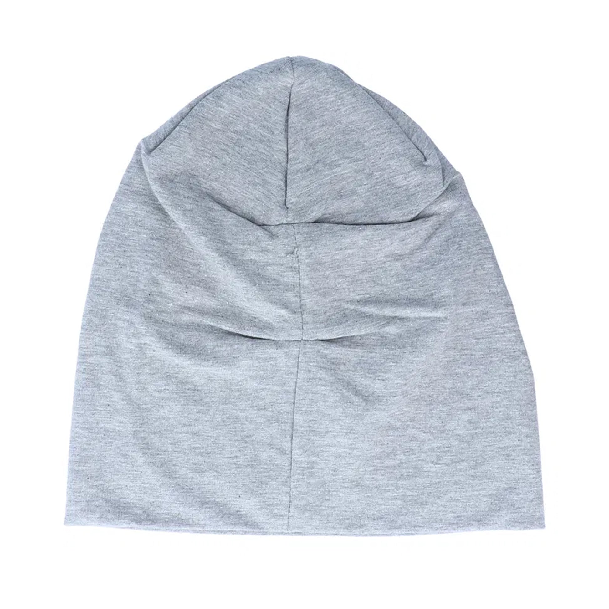 Heather Grey - Back - Beechfield Unisex Adult Hemsedal Cotton Slouch Beanie