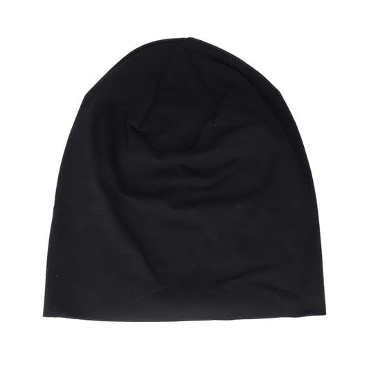 Black - Front - Beechfield Unisex Adult Hemsedal Cotton Slouch Beanie