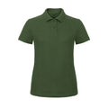 Bottle Green - Front - B&C Womens-Ladies ID.001 Piqué Polo Shirt