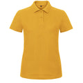 Chilli Gold - Front - B&C Womens-Ladies ID.001 Piqué Polo Shirt