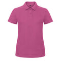 Fuchsia - Front - B&C Womens-Ladies ID.001 Piqué Polo Shirt