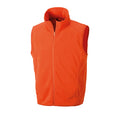 Orange - Front - Result Core Unisex Adult Microfleece Gilet