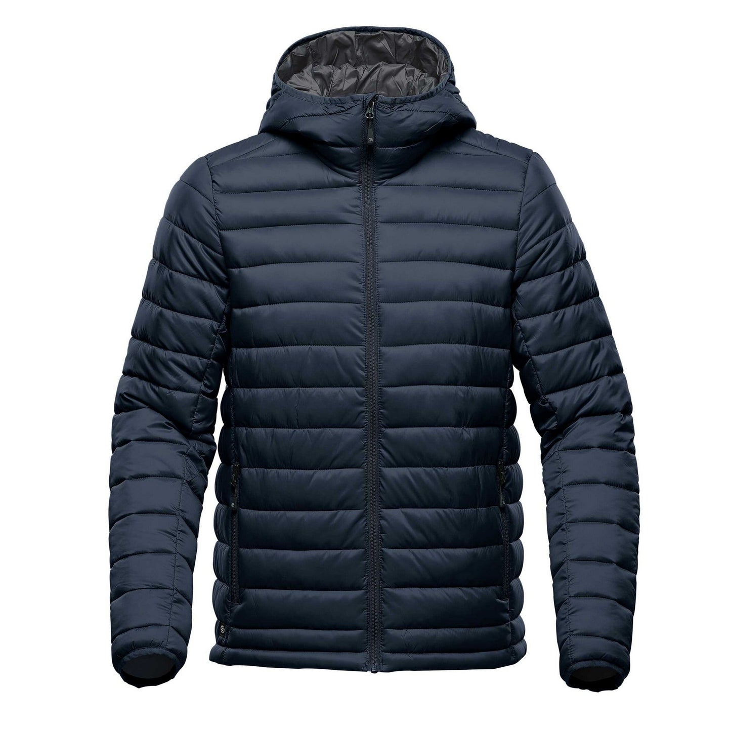 Navy-Graphite - Front - Stormtech Mens Stavanger Thermal Padded Jacket