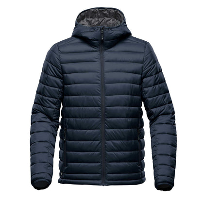 Navy-Graphite - Front - Stormtech Mens Stavanger Thermal Padded Jacket