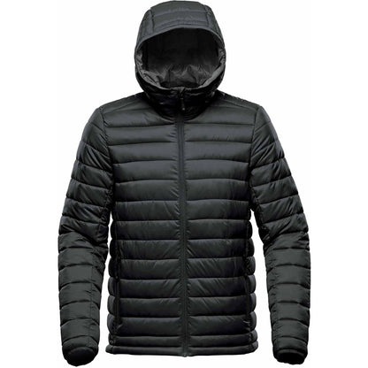 Black-Graphite - Front - Stormtech Mens Stavanger Thermal Padded Jacket