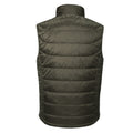 Dark Olive - Back - Russell Mens Nano Padded Body Warmer