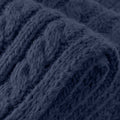 Navy Blue - Back - Beechfield Unisex Adult Cable Knit Melange Scarf