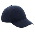 French Navy - Front - Beechfield Unisex Adult Pro-Style Recycled Cap