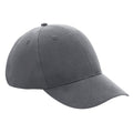 Graphite - Front - Beechfield Unisex Adult Pro-Style Recycled Cap