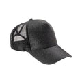 Black - Front - Result Headwear Unisex Adult New York Sparkle Trucker Cap