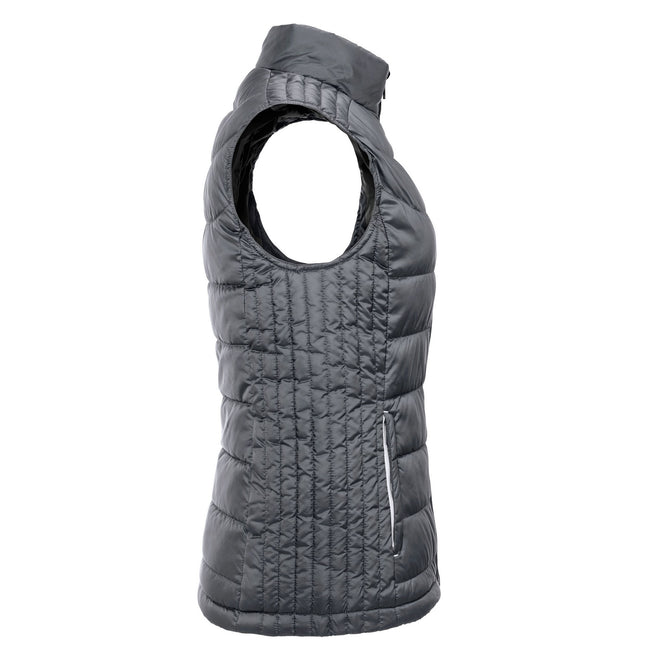 Iron Grey - Side - Russell Womens-Ladies Nano Padded Body Warmer