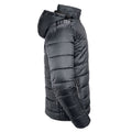 Iron Grey - Side - Russell Mens Nano Hooded Padded Jacket