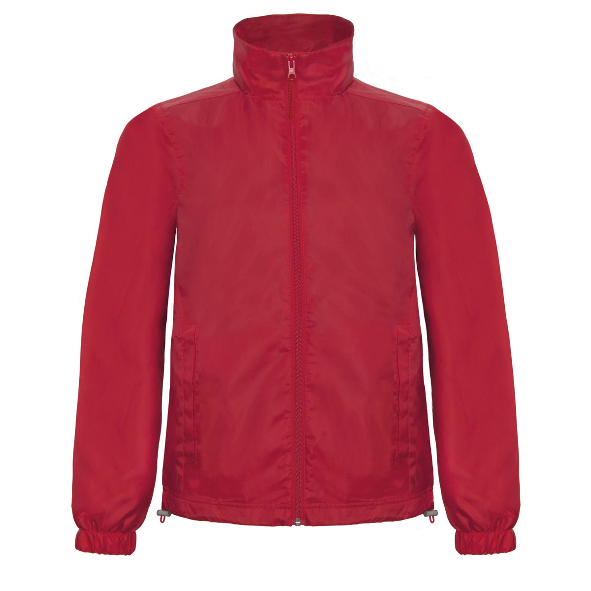 Red - Front - B&C Mens ID.601 Windbreaker