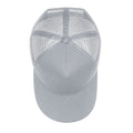 Light Grey - Side - Beechfield Unisex Adult Microknit Snapback Trucker Cap
