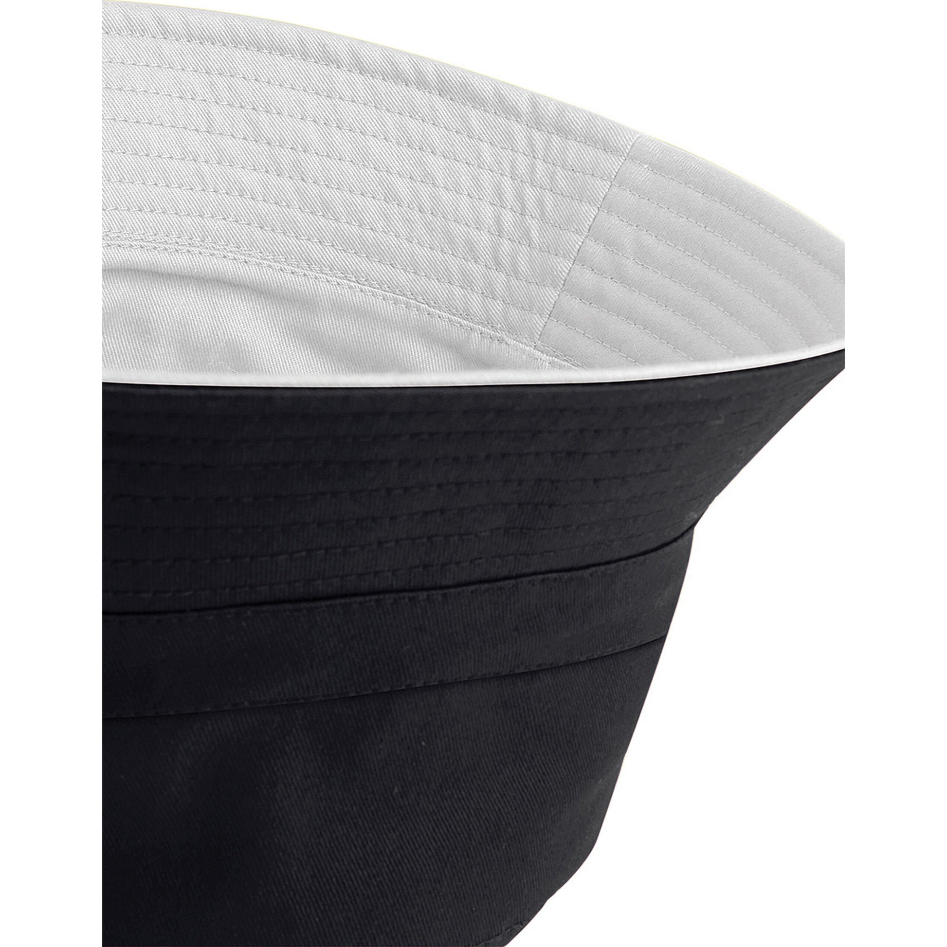 Black-Light Grey - Lifestyle - Beechfield Unisex Adult Reversible Bucket Hat