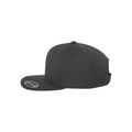 Dark Grey - Close up - Flexfit Unisex Adult Classic Snapback Cap