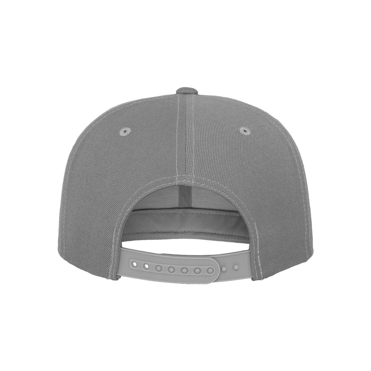Silver - Back - Flexfit Unisex Adult Classic Snapback Cap