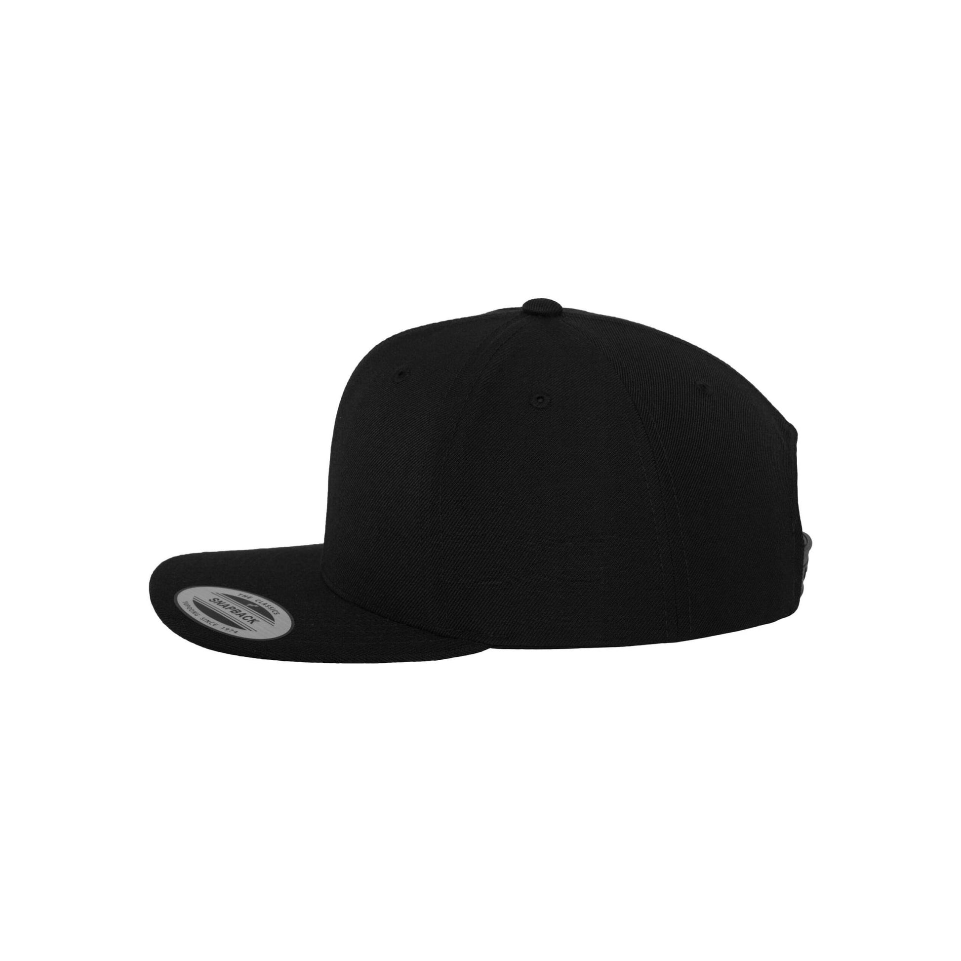 Black-Black - Back - Flexfit Unisex Adult Classic Snapback Cap