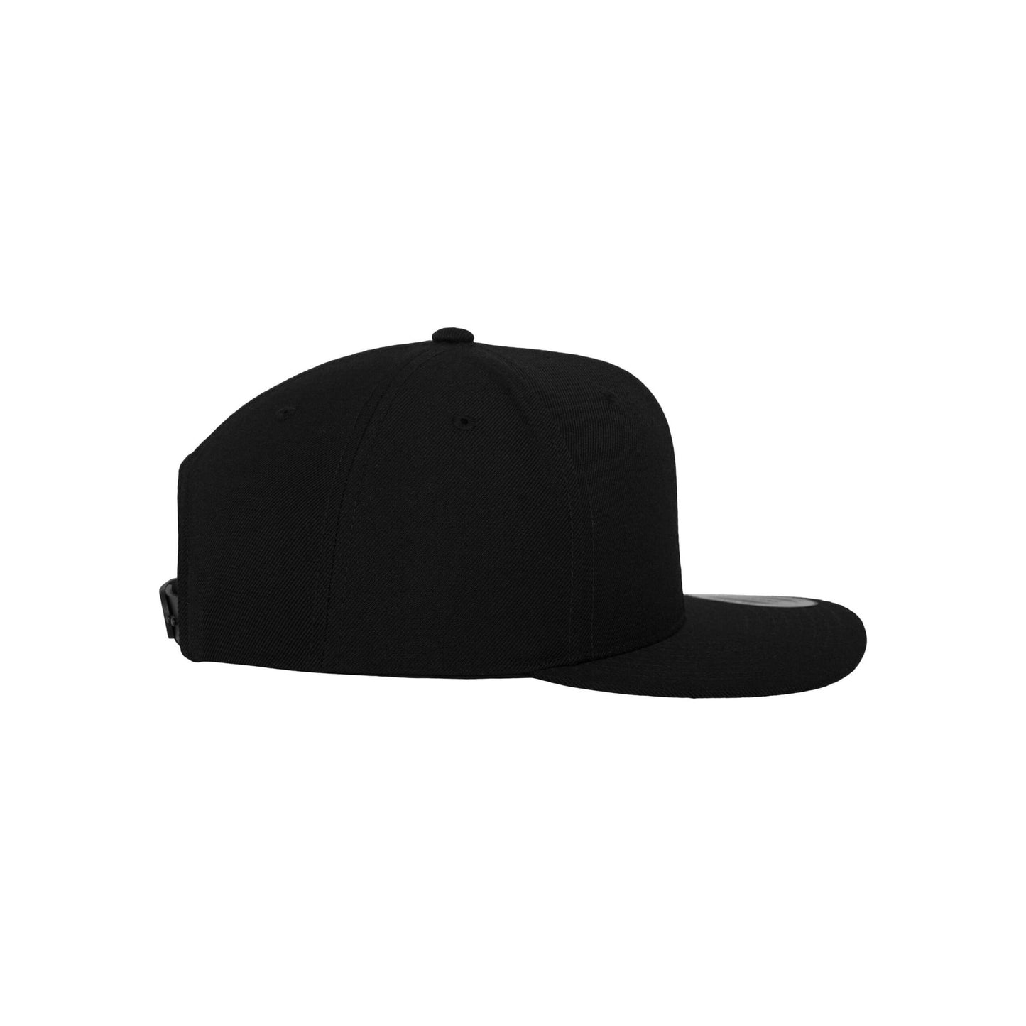 Black-Black - Side - Flexfit Unisex Adult Classic Snapback Cap