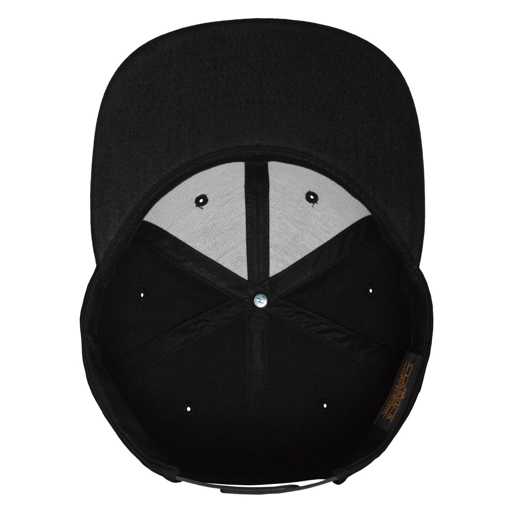 Black-Black - Pack Shot - Flexfit Unisex Adult Classic Snapback Cap