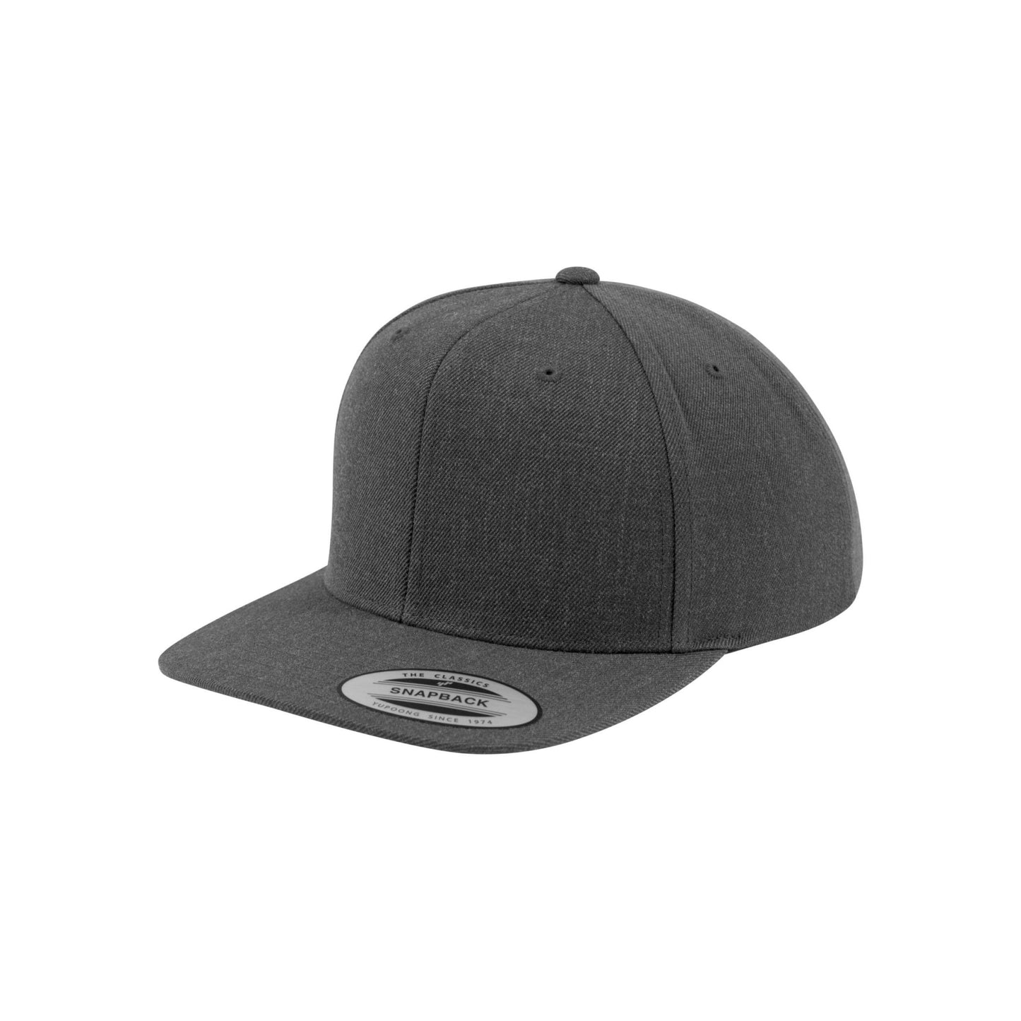 Dark Grey-Dark Grey - Front - Flexfit Unisex Adult Classic Snapback Cap