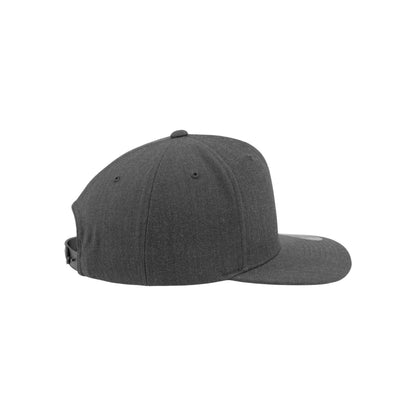 Dark Grey-Dark Grey - Close up - Flexfit Unisex Adult Classic Snapback Cap