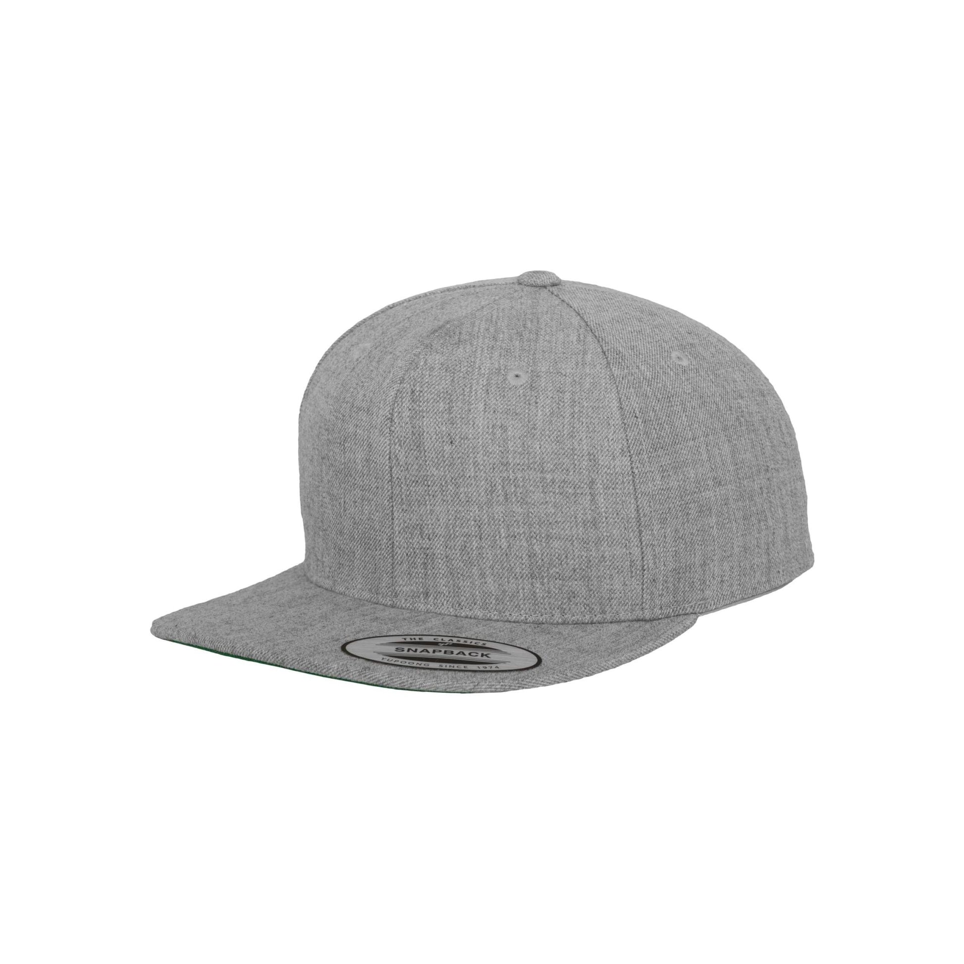 Black-Black - Close up - Flexfit Unisex Adult Classic Snapback Cap
